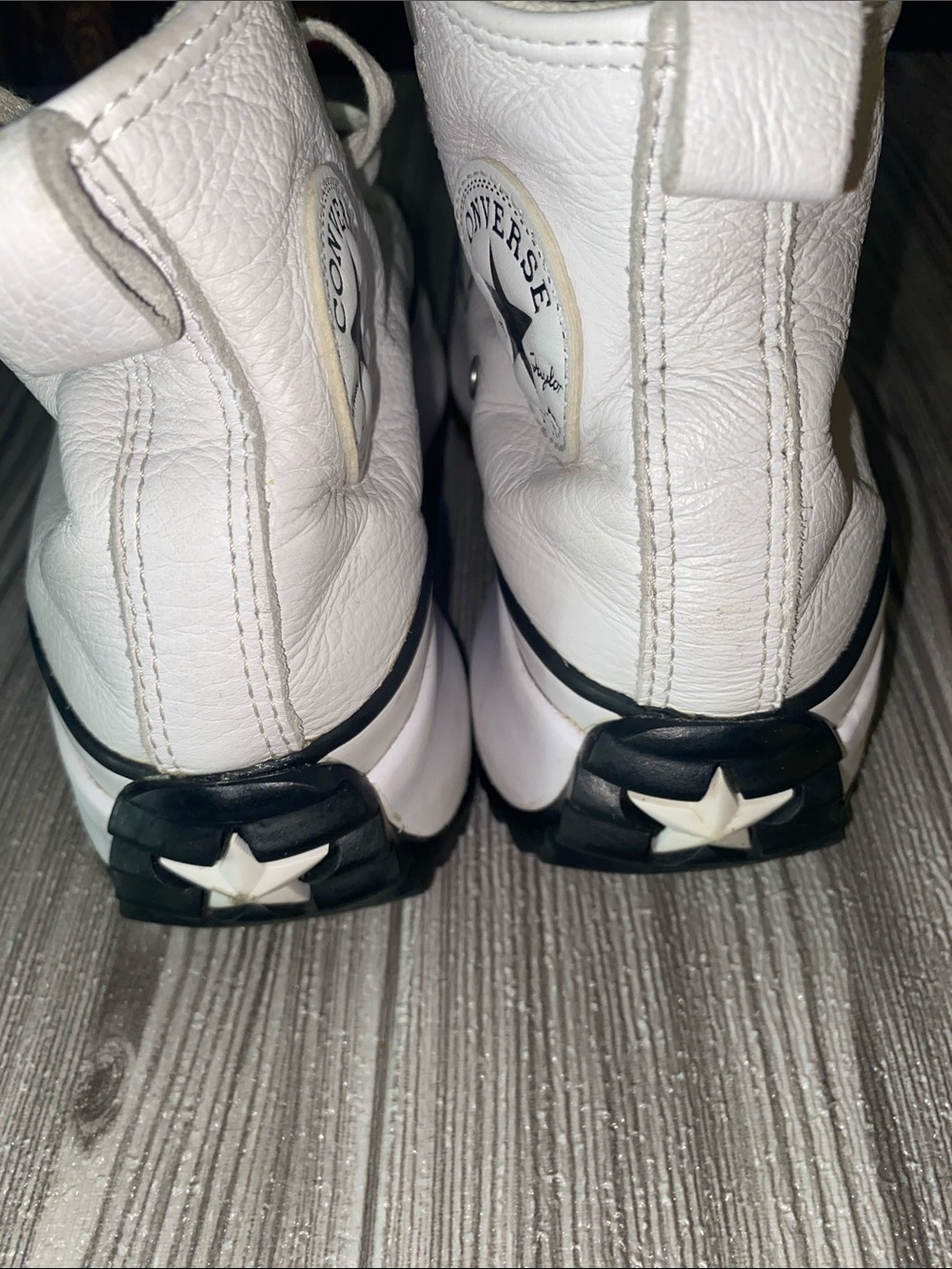 Converse Run Star Hike Leather Sneakers Women’s Size 6 - Picture 6 of 8